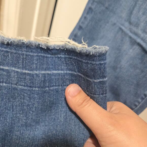 Michael Kors Izzy Skinny Raw Hem Jeans Size 12 Blue - Picture 11 of 11